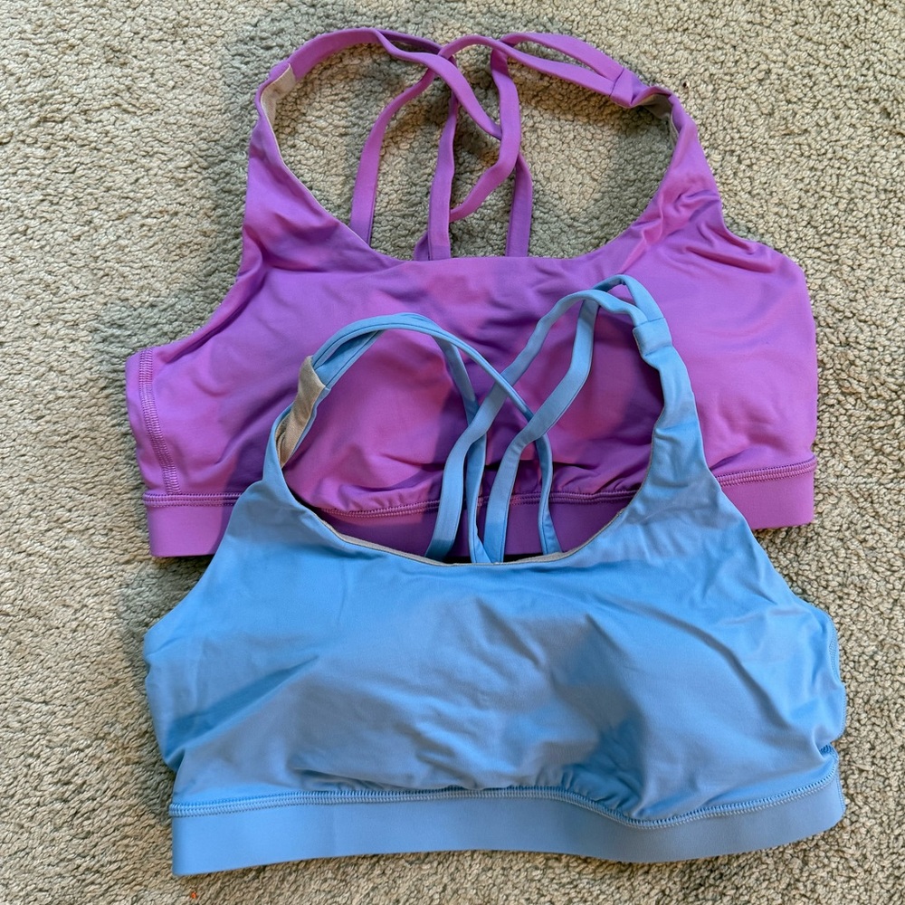 Lululemon align sports bra set of two buttery soft material never worn